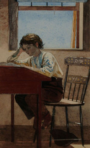 Homework by Winslow Homer