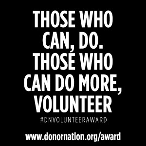 DonorNation’s School Volunteer of the Year Award