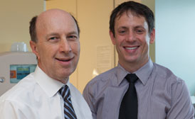 Allen Fischer, MD (left), and Michael Kuzniewicz, MD, are leading the way in using data to improve care for Kaiser Permanente preterm and newborn babies.