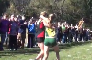 High School Runner Helps Girl Cross Finish Line   POPSUGAR Moms