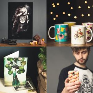 Unique art from independent artists is becoming more widely available, thanks to online retailers.