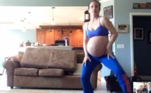 Mom dances to thriller to induce labor