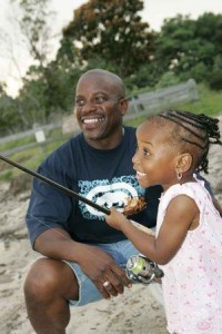 400px-Dad_and_daughter_fishing_young_girl_learns_to_fish